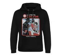 Steven Rhodes Licenciado Oficialmente Let's Visit The Doctor Epic Sudaderas con Capucha (Negro), X-Large
