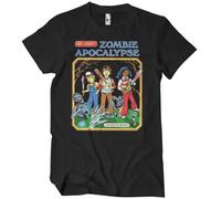 Steven Rhodes Licenciado Oficialmente My First Zombie Apocalypse Camiseta para Hombre (Negro), Medium