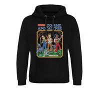 Steven Rhodes Licenciado Oficialmente My First Zombie Apocalypse Epic Sudaderas con Capucha (Negro), XX-Large