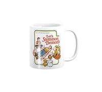 Steven Rhodes MG25680 Taza de Desayuno Summon Demons, 11 Fluid_Ounces, cerámica, Blanco