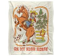 Steven Rhodes On My High Horse Manta súper Suave con Tacto Sedoso - 152 x 127 cm
