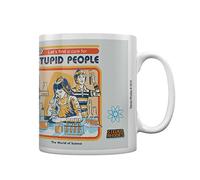 Steven Rhodes MG25682 Let's Find A Cure for Stupid People - Taza de cerámica (315 ml)