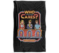 Steven Rhodes Who Cares Manta súper Suave con Tacto Sedoso - 91 x 147 cm