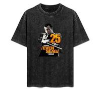 Steven Seagal Movie Poster 1989 Men's T-Shirt Unisex Black Cotton Hip Hop Print tee Shirts M