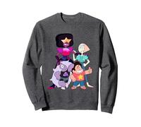 Steven Universe Gemstone Gang Sudadera, Unisex para Adultos, Jaspeado Oscuro, M