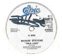 Stevens, Shakin' True Love 7" Epic SHAKY8 EX/EX 1988 picture sleeve