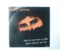 Stevens, Shakin' What Do You Wanna Make Those Eyes At Me For 7" Epic SHAKY5 EX/EX 1987 picture sleeve