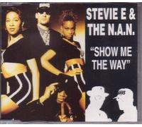 STEVIE E AND THE N.A.N. - SHOW ME THE WAY CD UK MINT JAM 1994 6 TRACK FEATURING 7" EDIT,FULL LENGTH,HIP HOP MIX,BOGLE MIX,INSTRUMENTAL AND BONUS BEATS (MJAM003CD)