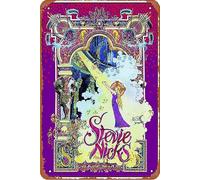 Stevie Nicks Iron On Transfer #1 - Póster retro de metal vintage de 30,5 x 20,3 cm, decoración de pared para bar, club de música, cueva