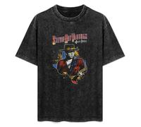 Stevie Ray Vaughan 1984 Men's T-Shirt Unisex Black Cotton Hip Hop Print tee Shirts XL
