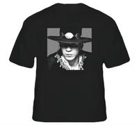 Stevie Ray Vaughan Rock Music Blues Legend T Shirt Black L
