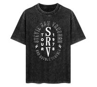 Stevie Ray Vaughan SRV Tour 1978 Men's T-Shirt Unisex Black Cotton Hip Hop Print tee Shirts M