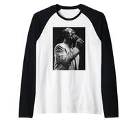 Stevie Wonder Europe '89 Tour Superstición Camiseta Manga Raglan