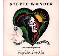 Stevie Wonder - Keep our love alive (1990) / Vinyl single [Vinyl-Single 7'']