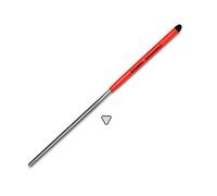 StewMac Lima de trastes de 3 esquinas (pequeña, 7-3/8 pulgadas de longitud)