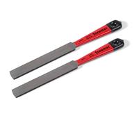 StewMac Limas de traste de doble filo, juego de 2 (1 para traste estrecho/medio, 1 para traste ancho/jumbo)