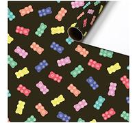 Stewo Baia - Papel de regalo (1 rollo, 70 x 200 cm), color negro