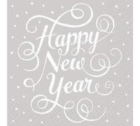 stewo Eve Papel Gris, Blanco 20pieza(s) - Servilleta de Papel (Gris, Blanco, Papel, Imagen, 330 mm, 33 cm, 20 Pieza(s))