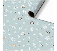 Stewo Papel de regalo Seasta metálico, 1 rollo de 70 x 150 cm, fabricado en Suiza