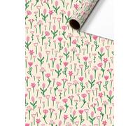 STEWO Primavera - Papel de regalo, color beige, 70 cm x 2 m (1 pieza)