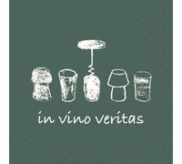 STEWO Servilletas "in vino veritas" 25 x 25 cm (1 paquete)