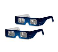 STEXFIT Gafas eclipses solares certificadas para visión segura del sol, gafas solares Eclipse, paquete de 2 gafas