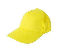 STEXFIT Gorra niño con visera precurvada, gorro algodón niño transpirable, ajustable y antisudor - Gorra niño con visera ligera y cómoda - Unisex, amarillo, talla unica