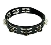 STF Classic STF5045 - Pandereta doble 25 cm sin parche, color negro