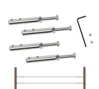 STFALI 4 Tensores de Cuerda de Acero Inoxidable Para Cable de Alambre de 4 mm, Relleno de Barandillas, Tornillo Tensor Para Fijación de Tensión