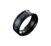 Stfery Anillo de acero inoxidable con patrón de engranaje para hombre, R 1/2, Metal, Sin piedra preciosa