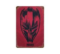 STFHRTFGGH Predator Badlands - Póster icónico de metal para decoración de pared, decoración moderna de bar, 30 x 20 cm