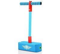 Stfitoh Pogo Stick para niños de 3 a 12 años, juguetes de jardín al aire libre para niños y niñas de 3 a 12 años, regalos de Navidad para niños de 3 a 12 años, juegos divertidos para niños, azul
