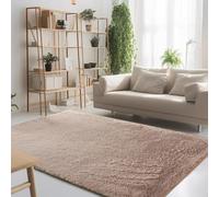 STGAO Alfombra de Felpa 90 x 210 cm Diferentes Tamaños Alfombras Dormitorio Modernas Súper Suave Adecuado para Salón Dormitorio Sofá Suelo, Beige