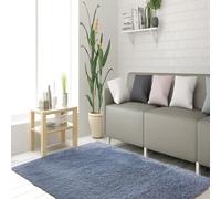 STGAO Alfombra de Pelo Largo 100 x 140 cm Lavable Antideslizante Alfombras de Interior sin Pérdida de Cabello Adecuado para Salón Dormitorio Baño Sofá Silla Cojín, Gris