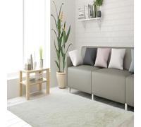 STGAO Alfombras Salón 150 x 250 cm Lavable Antideslizante Moderna y Esponjosa Alfombra Peluda Fácil de Mantener Adecuado para La Decoración de Salas de Estar y Dormitorios, Blanco