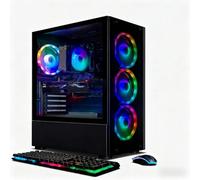 STGAubron - Computadora de computadora para juegos, GeForce RTX 2060 6G, AMD Ryzen 5 2600 hasta 3.9G, 16G DDR4, 512G SSD, 600M WiFi, BT 5.0, RGB Fan x6, Windows 11 Home