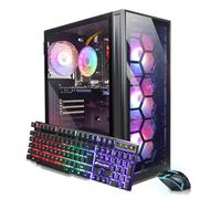 STGAubron PC de escritorio para juegos, Corei7 8ª generación, RTX 3050 6G | Torre de computadora para juegos para streaming, edición de video, hogar, escuela, I7 hasta 4.1 GHz, ventilador ARGB, WiFi 6