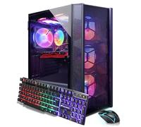 STGAubron PC de escritorio para juegos, Corei7 8ª generación, RTX 3060 12G | Torre de computadora para juegos para streaming, edición de video, hogar, escuela, I7 hasta 4.1 GHz, ventilador ARGB, WiFi 6