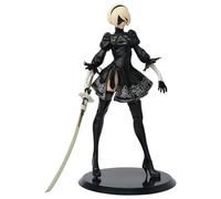 Stgbcst 2B Nier Automata - Figura de anime premium de material de PVC, estatua de acción detallada de alta calidad, 13 x 13 x 19 cm, figura de calidad premium para verdaderos fans en diseño negro
