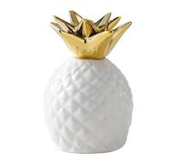 STGBCST Cerámica Piña Hucha Adornos de Piña Adornos Hucha Piña Dorada 13.5x9 cm, Decoración del Hogar (Varios Colores Disponibles) (Estilo 2)