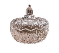 Stgbcst Tarro de cristal para caramelos con tapa, tarro de caramelo vintage con tapa para fiestas, decoración de cocina, galletas y caramelos (estilo 1)