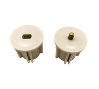 Stgfyxgs 1 Par de Tapas para Los Extremos de Las Persianas Enrollables con Pasador de Acoplamiento, Fácil Instalación, Soportes de Montaje Versátiles Hechos de, Beige 2.8 Cm, Individual