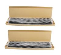 Stgfyxgs 1000 Piezas de Tornillos para Placas de Yeso, Dispositivos de Cadena, Tornillos Encolados, Rosca Ancha, Automático, Aleación, Adecuados para C, 40 tiras 2000 piezas