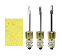 Stgfyxgs 3 Piezas Punta de Soldador E10 Reemplazo Herramientas Soldadura Cabezal Preciso Accesorios Estación con Material de Latón Adecuado para Reparación