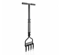 Stgfyxgs Aireador de Césped Manual Herramienta Aireación Suelo Dispositivo Escarificador Núcleo de Césped con Rodillo Pesado y Placa de Pie Adecuado para, Aireador De Césped Manual con Púas