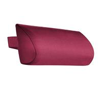 Stgfyxgs Almohada Soporte Cervical para Silla Cojín Respaldo Almohada para Reposacabezas Cojín para Silla de Jardín Banda Elástica de 17cm Ajustable hasta, Otros, Rojo Vino