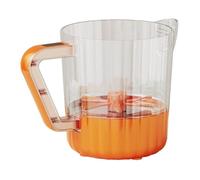 Stgfyxgs Batidora Eléctrica Multifuncional con Varillas Automáticas Y Colador Integrado, Bol Portátil de 1 Litro para Huevos, Mezclar Y Filtrar, Naranja, tal como se describe