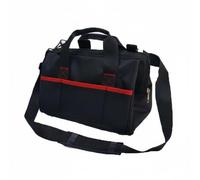 Stgfyxgs Bolsa de Herramientas Bolsa de Trabajo Maletín de Electricista Bolsa de Reparación con Organización Espaciosa para Manuales y Eléctricas Oxford de, 17 Pulgadas, Negro Reforzado
