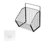 Stgfyxgs Cesta Metálica Versátil, para Montaje en Pared, Accesorio de Cocina, Almacenamiento Doméstico, 1 Rejilla