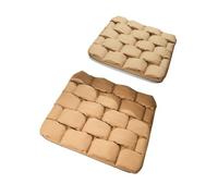 Stgfyxgs Cojín para Asiento Coche con Relleno Esponja NSA y Superficie Acolchada Protección Tapicería Durante el Año Acuado para Conductor y, Color to 1
